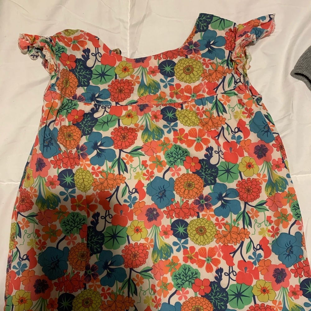 Baby girl peek floral dress